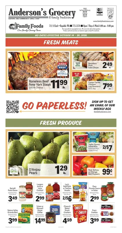 Anderson's Grocery Weekly Ad