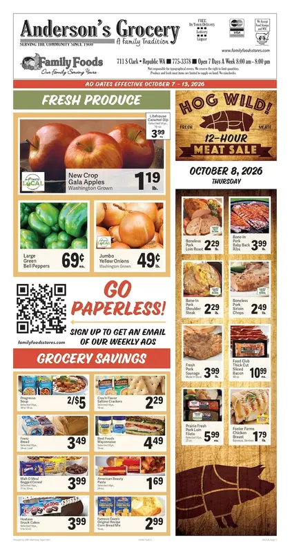 Anderson's Grocery Weekly Ad
