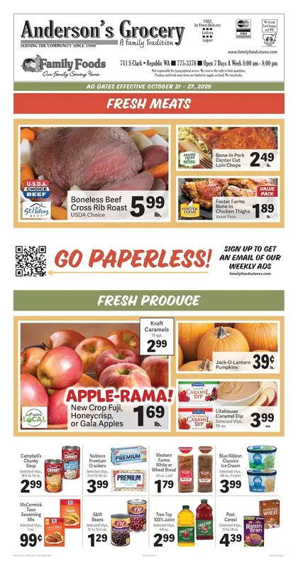 Anderson's Grocery Weekly Ad