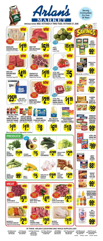 Arlan's Market Weekly Ad