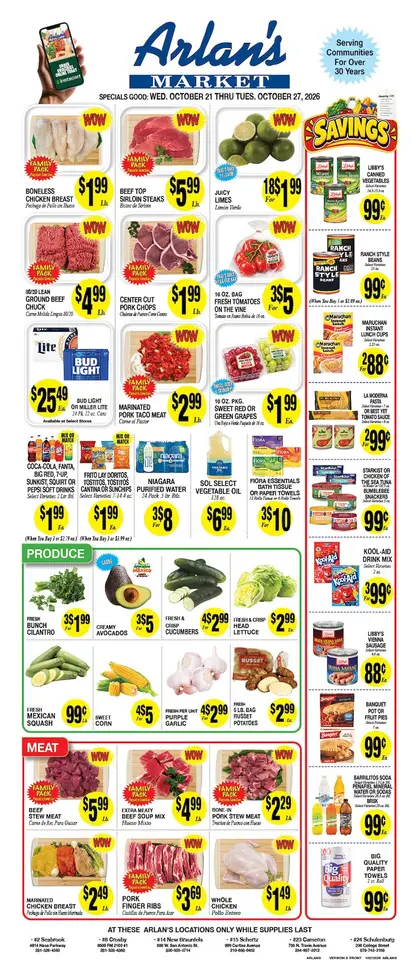 Arlan's Market Weekly Ad