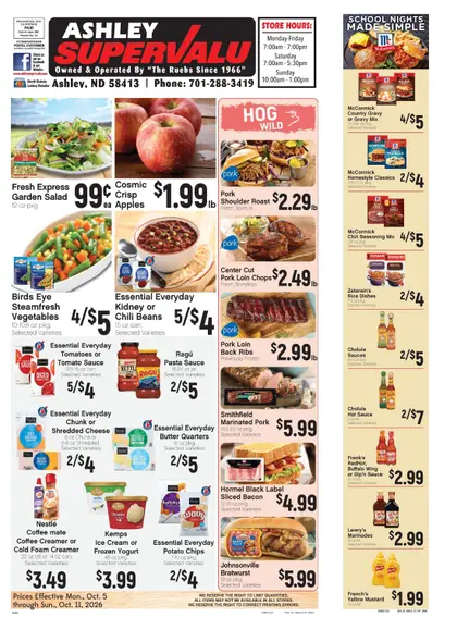Ashley Supervalu Weekly Ad