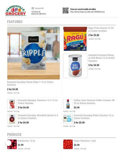 Barnesville Grocery Weekly Ad