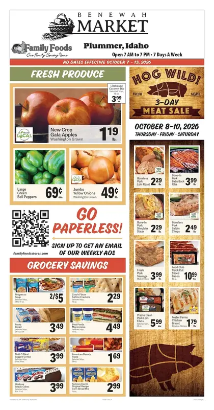 Benewah Market Weekly Ad