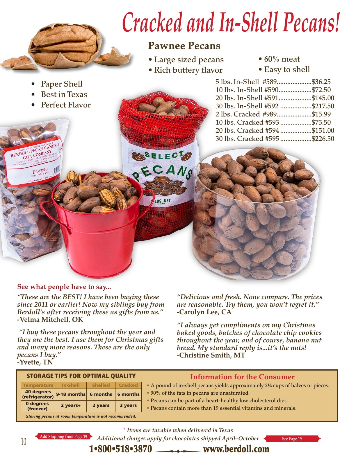 Berdoll Pecan Farm weekly ad page 10