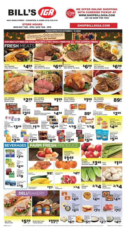 Bill's IGA Weekly Ad