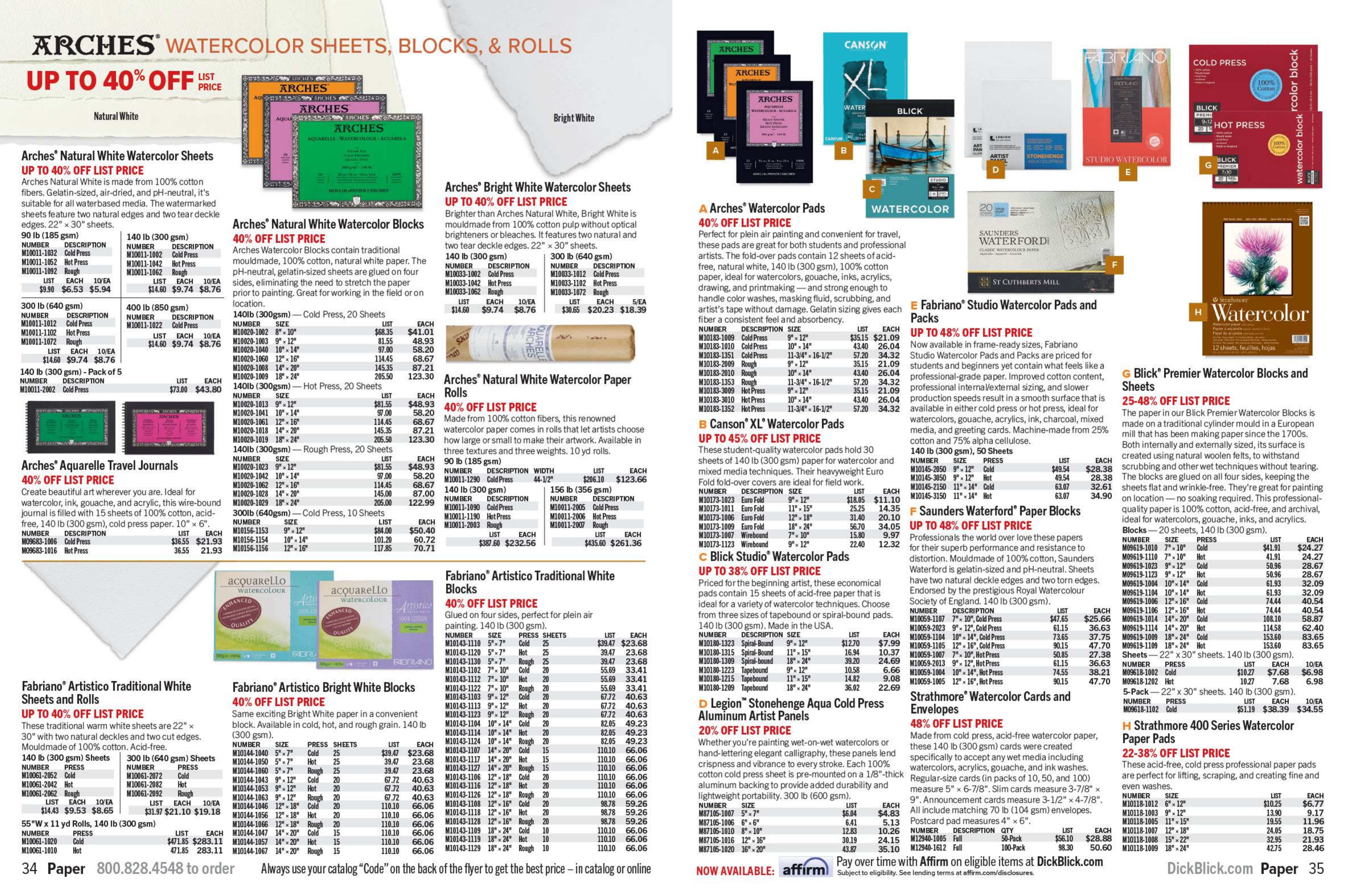 BLICK Art Materials weekly ad page 18