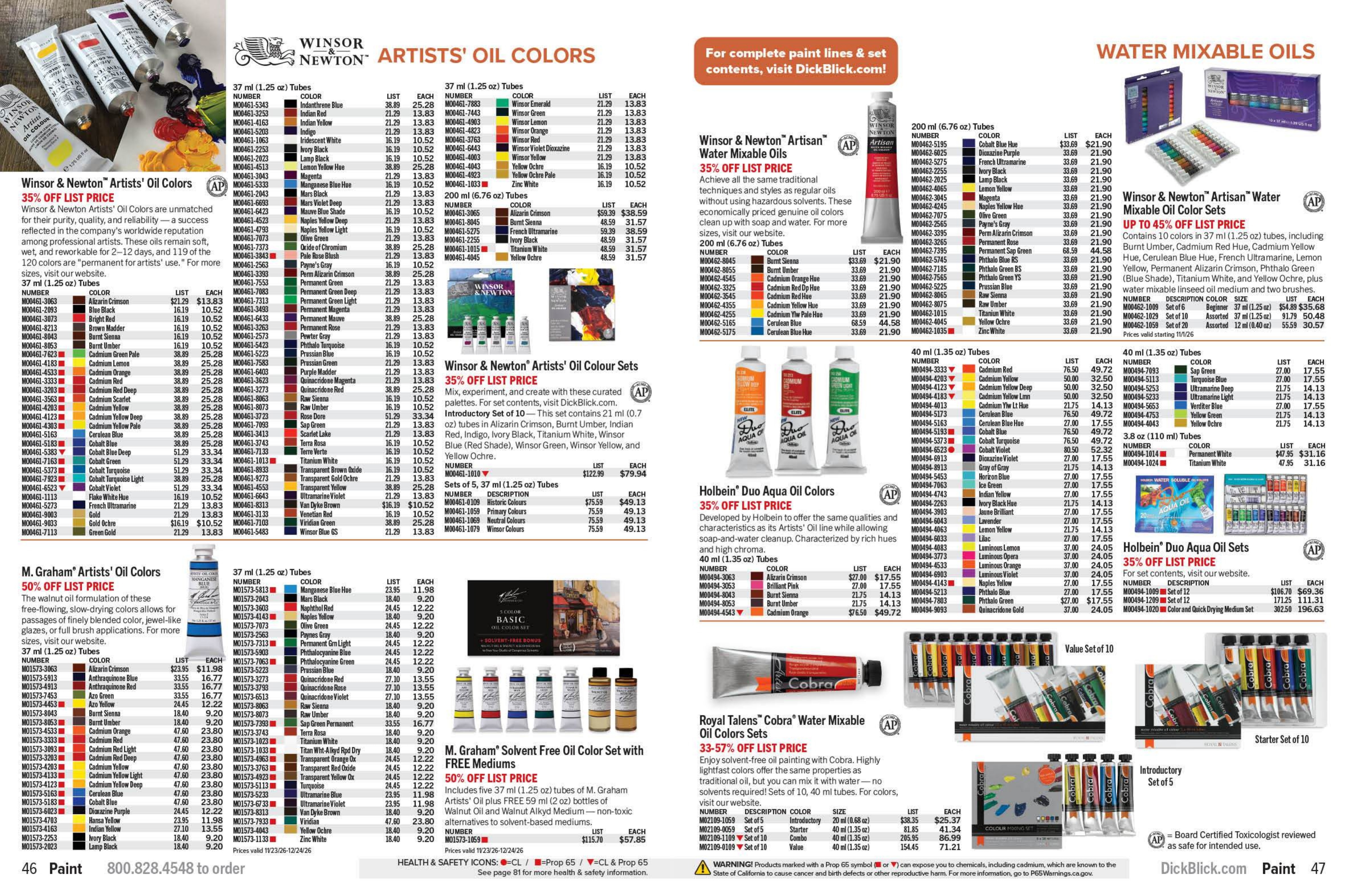 BLICK Art Materials weekly ad page 24
