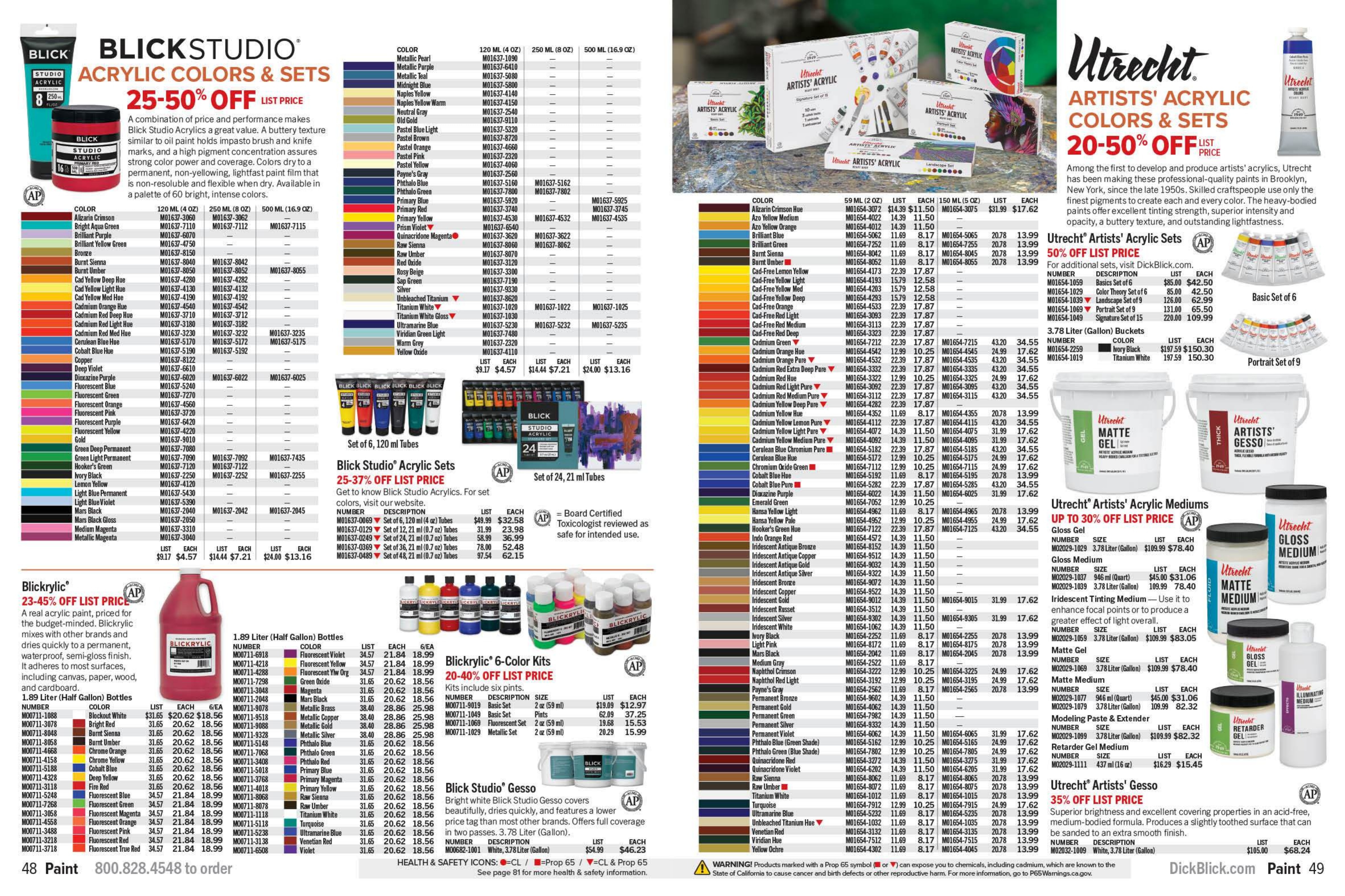 BLICK Art Materials weekly ad page 25