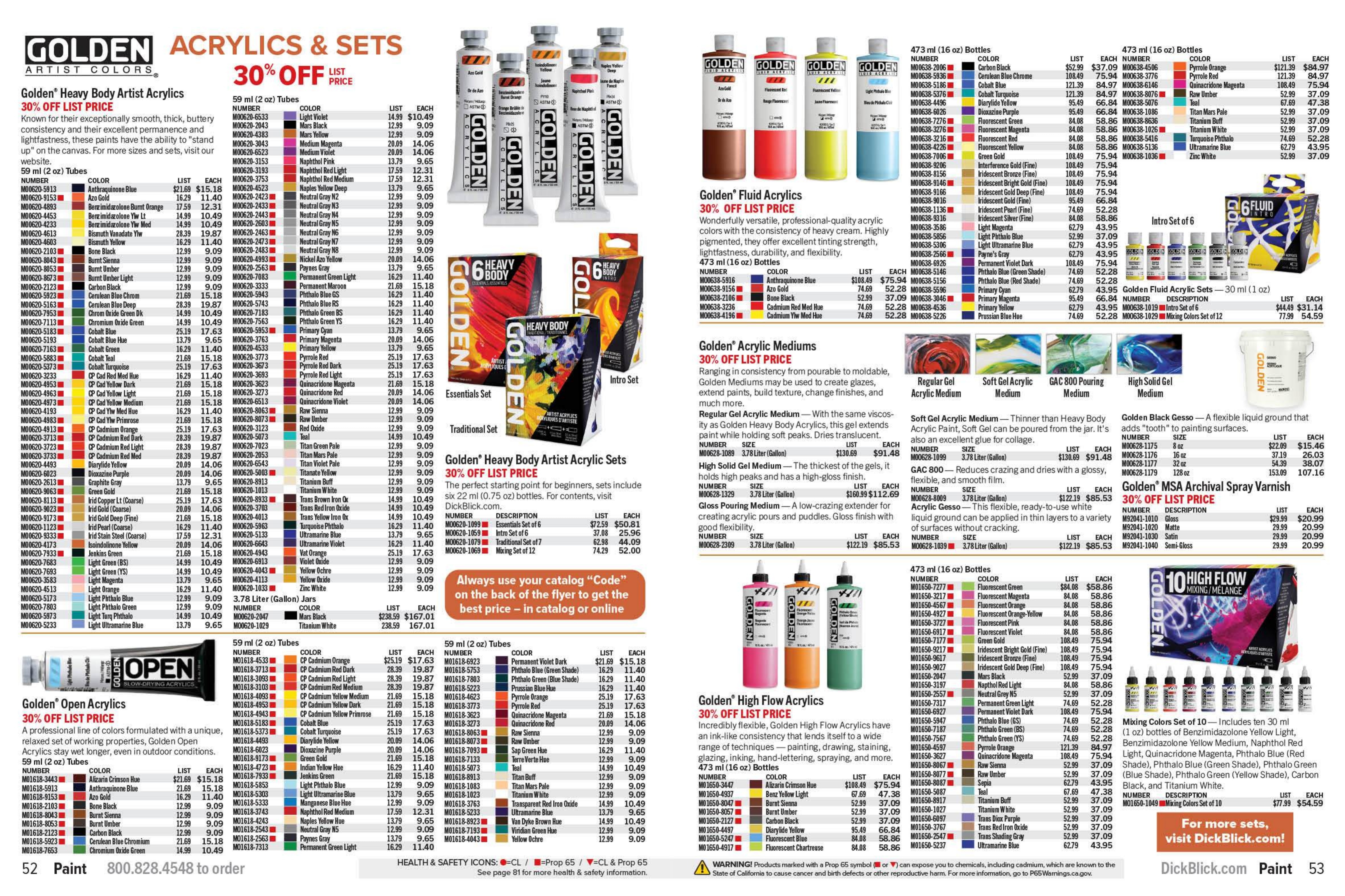 BLICK Art Materials weekly ad page 27