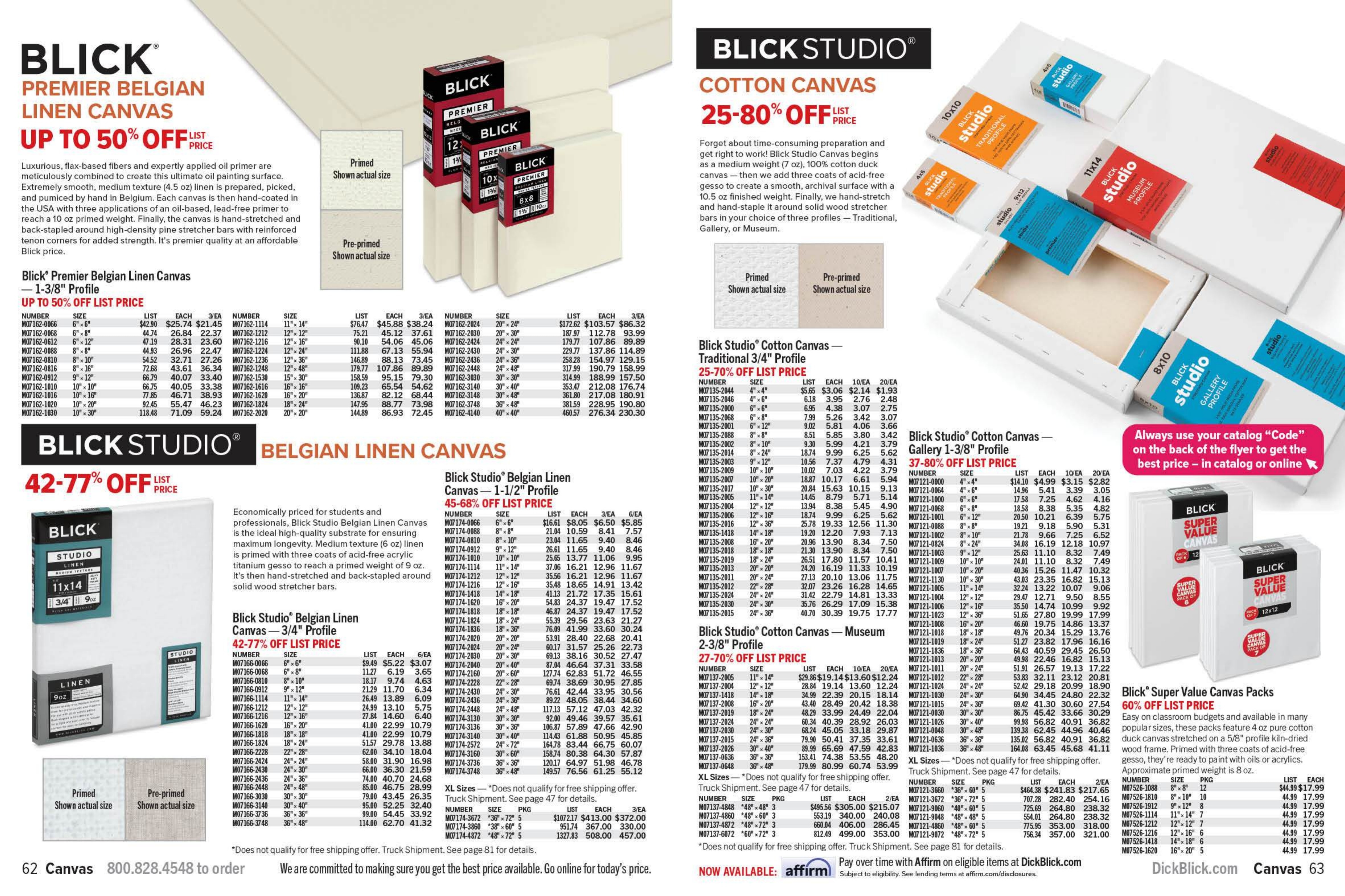 BLICK Art Materials weekly ad page 32