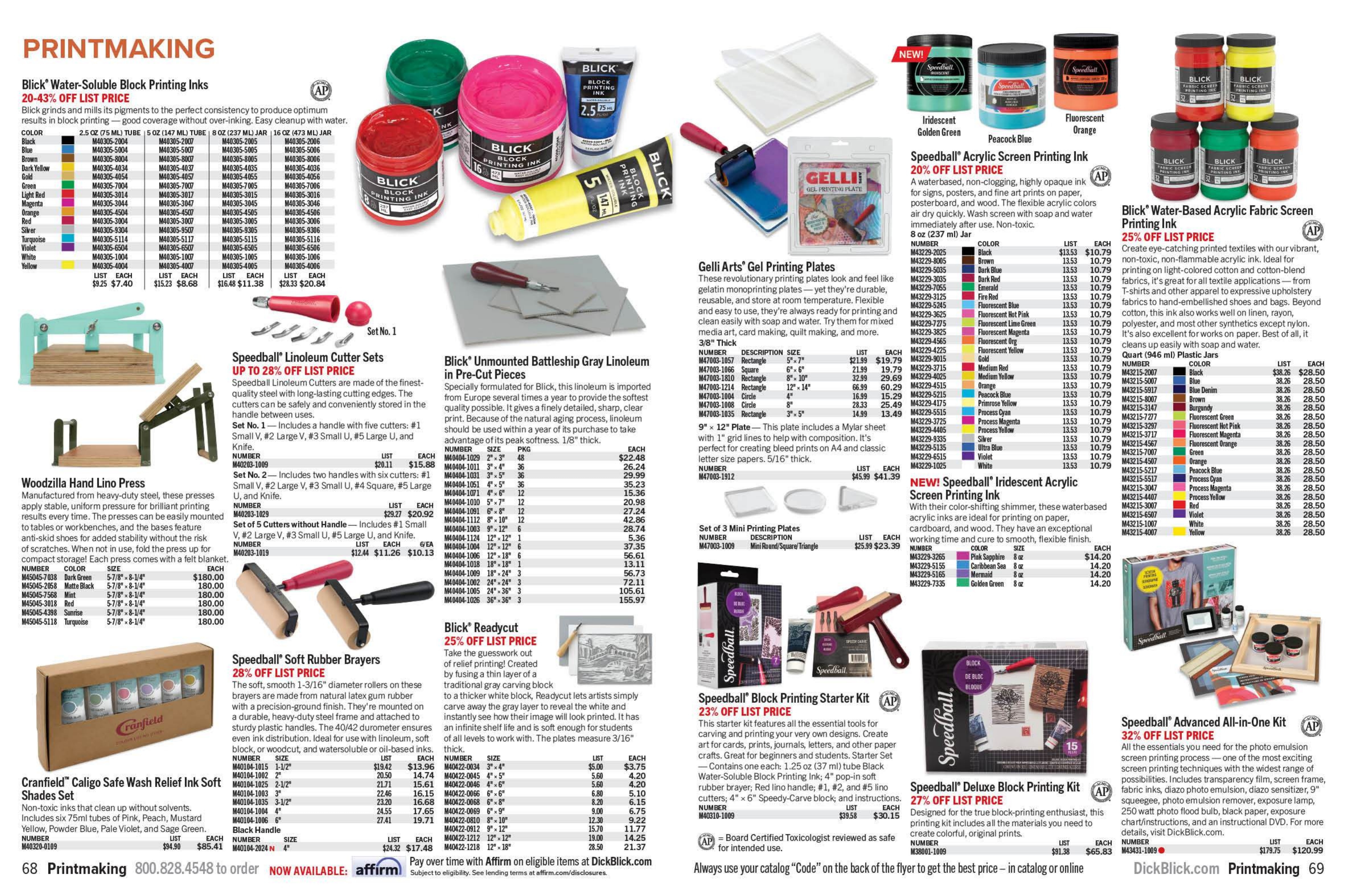 BLICK Art Materials weekly ad page 35