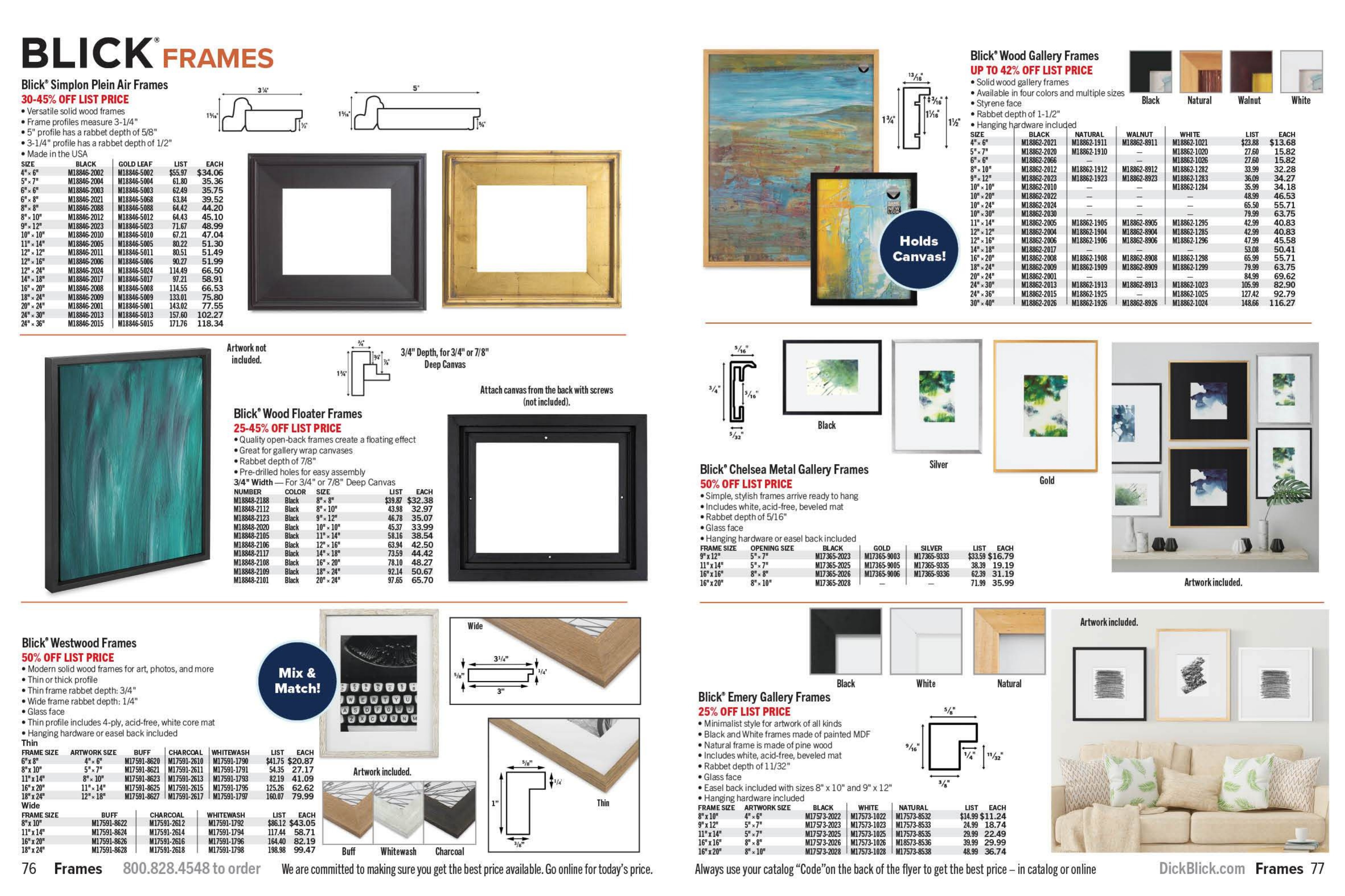 BLICK Art Materials weekly ad page 39