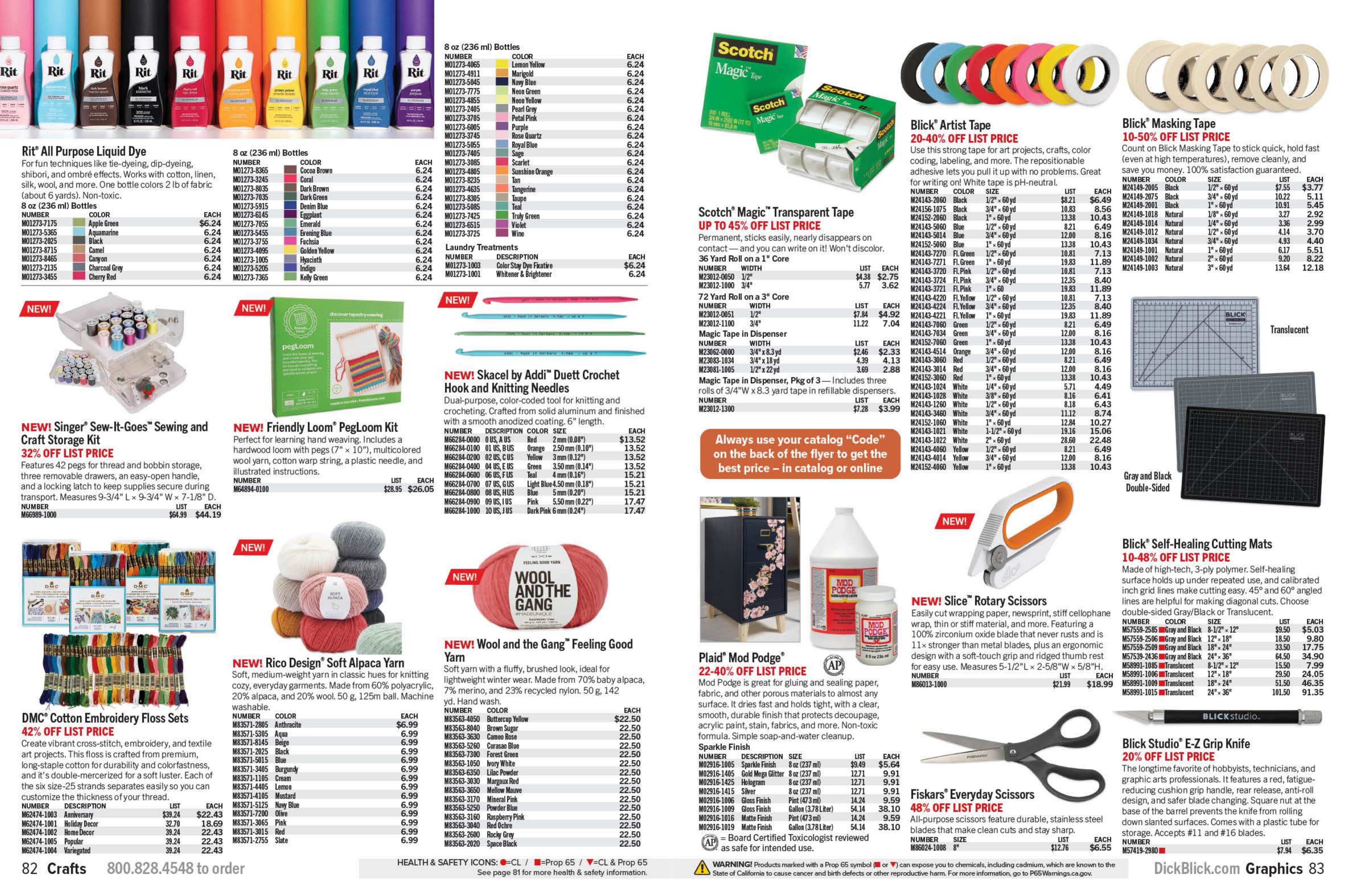 BLICK Art Materials weekly ad page 42