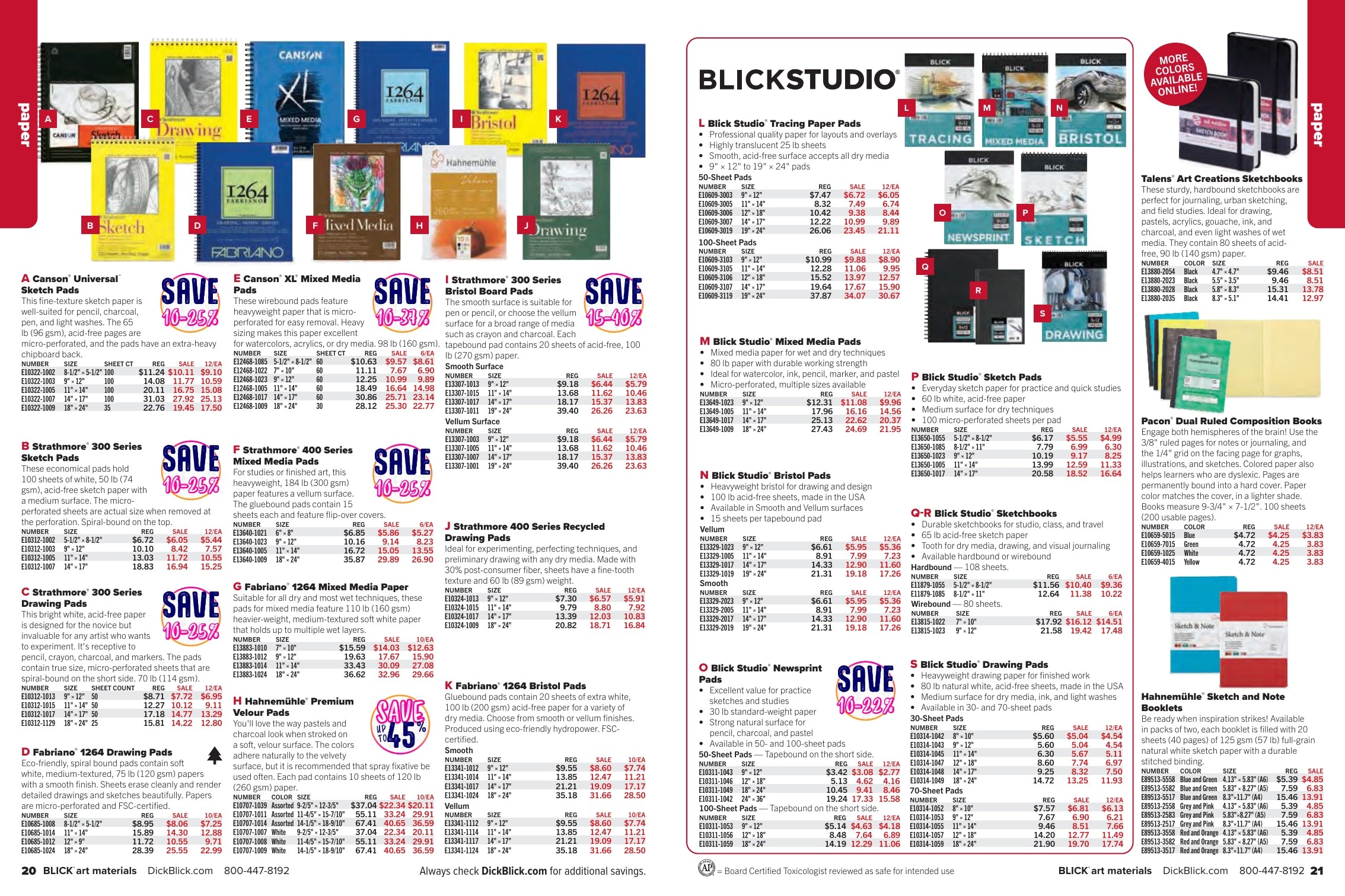BLICK Art Materials weekly ad page 11