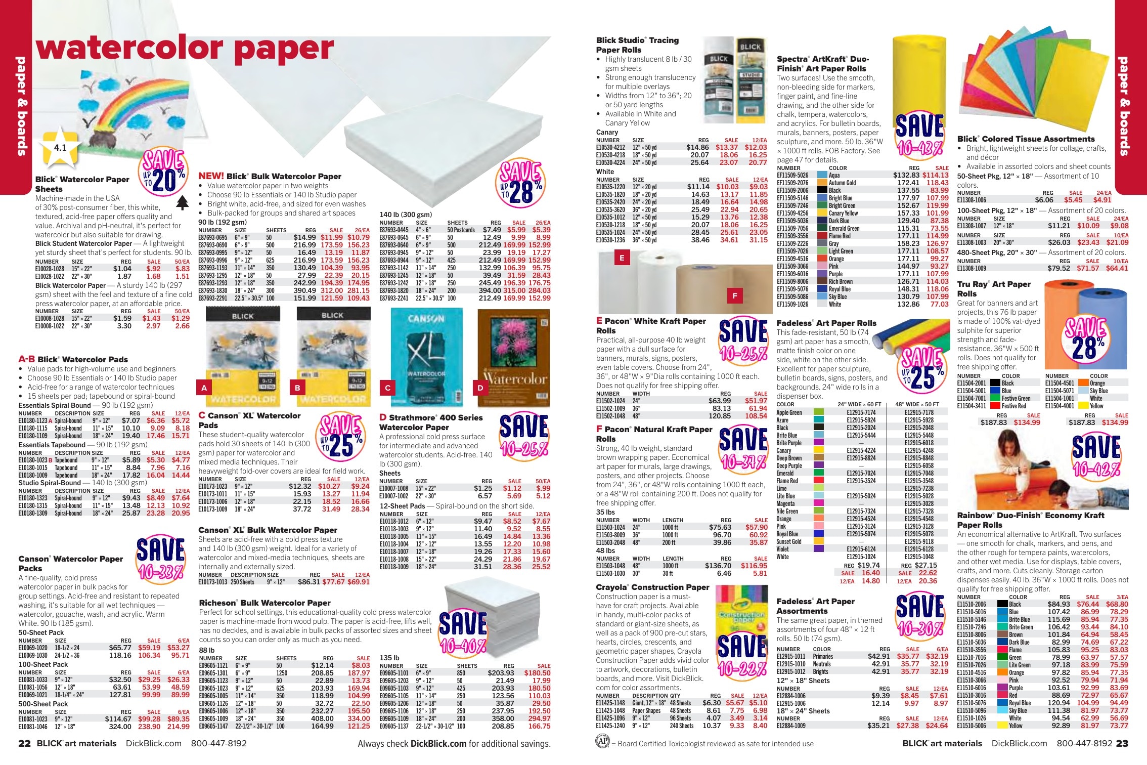 BLICK Art Materials weekly ad page 12