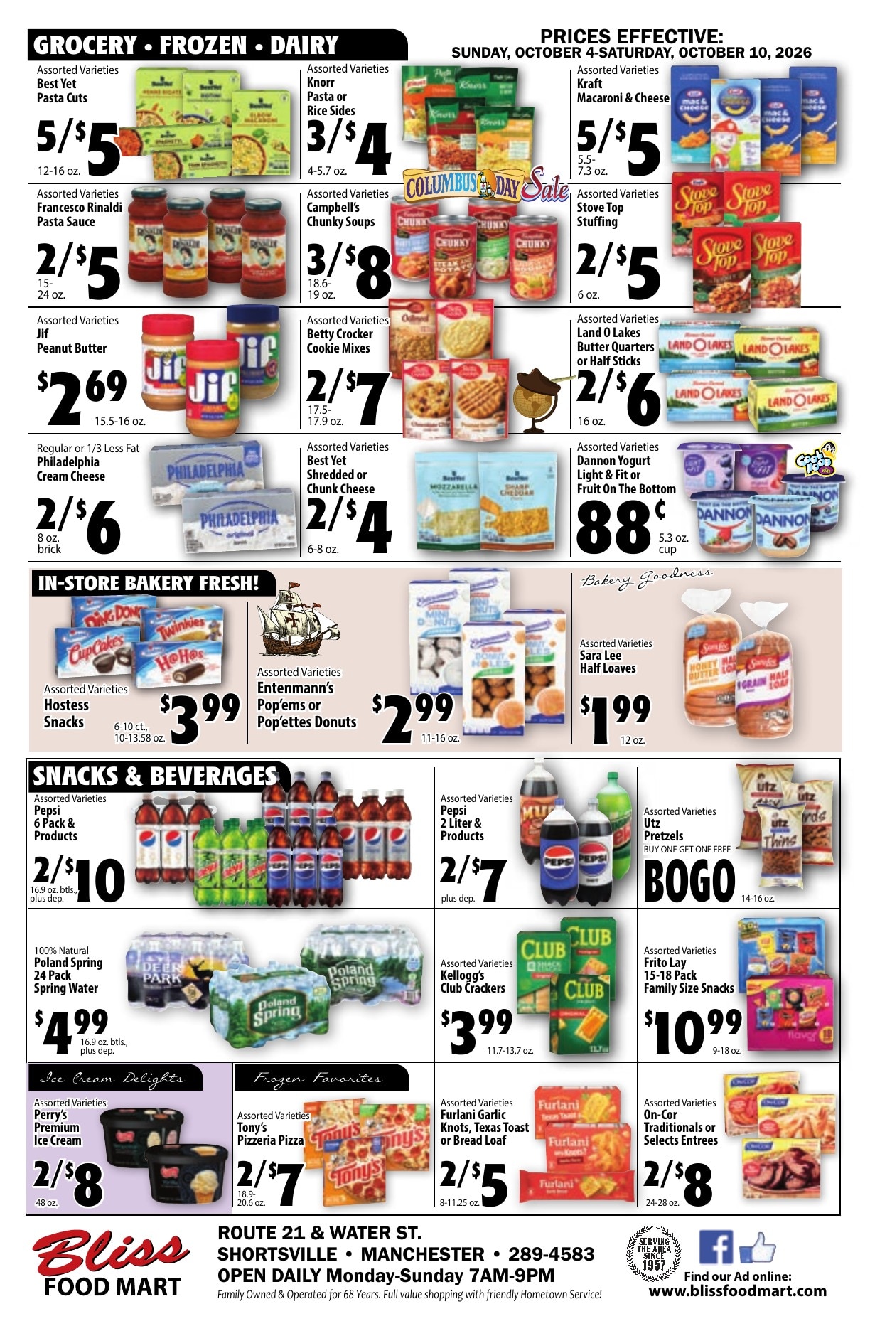 Bliss Shur Fine Food Mart weekly ad page 2