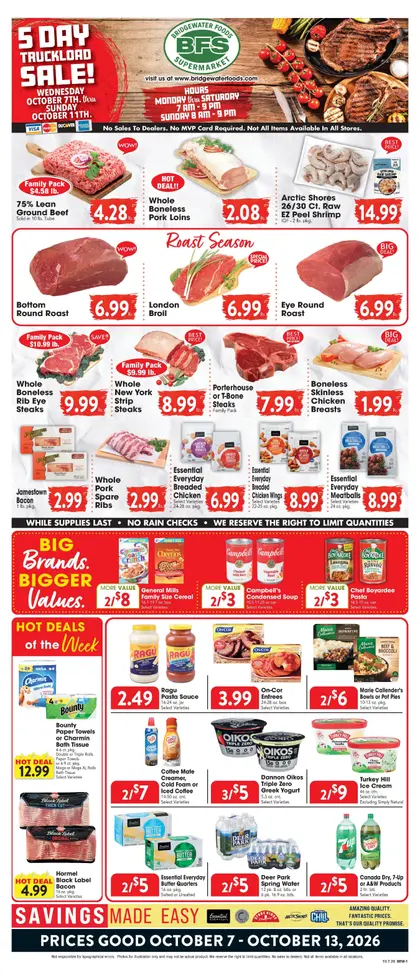 Bridgewater Foods Weekly Ad