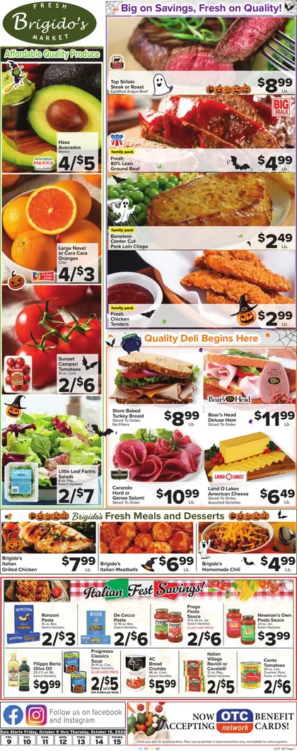 Brigido's Fresh Market Weekly Ad