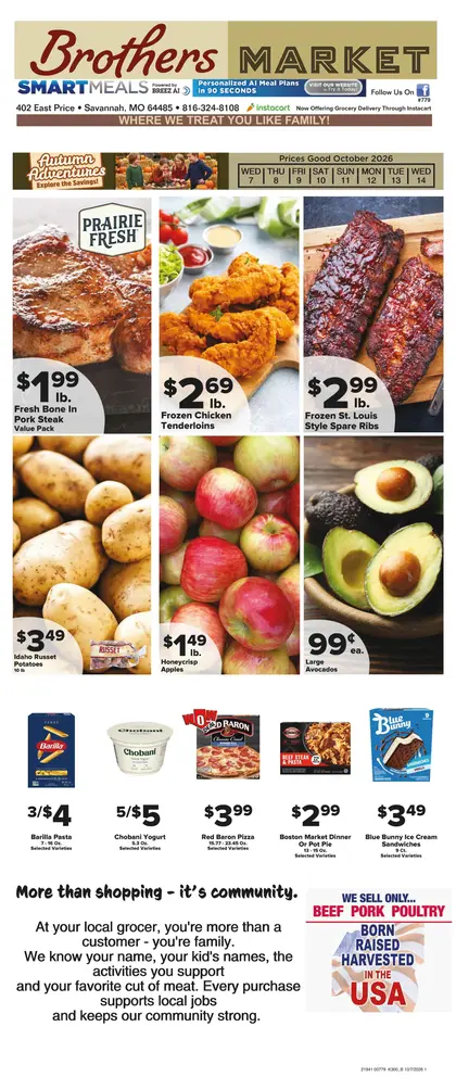 Brothers Market Weekly Ad