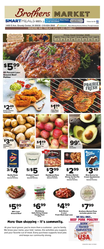 Brothers Market Weekly Ad