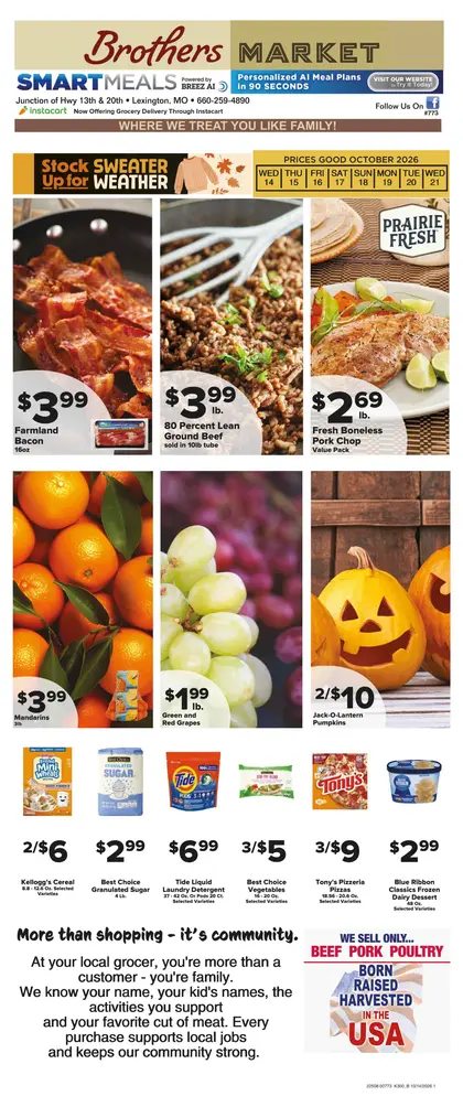 Brothers Market Weekly Ad