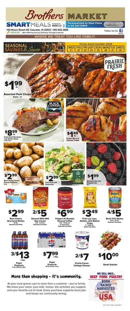 Brothers Market Weekly Ad