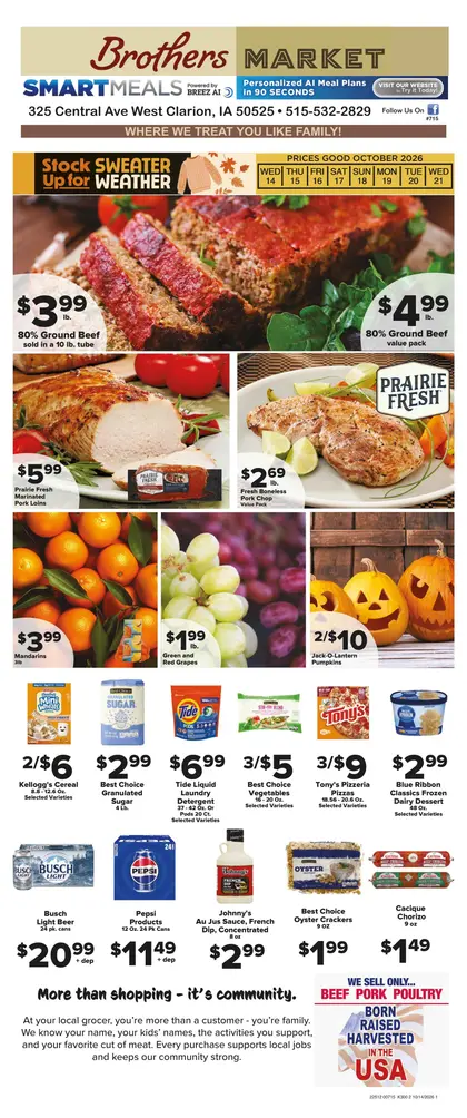 Brothers Market Weekly Ad