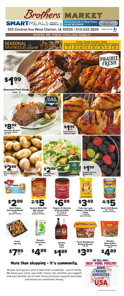 Brothers Market Weekly Ad