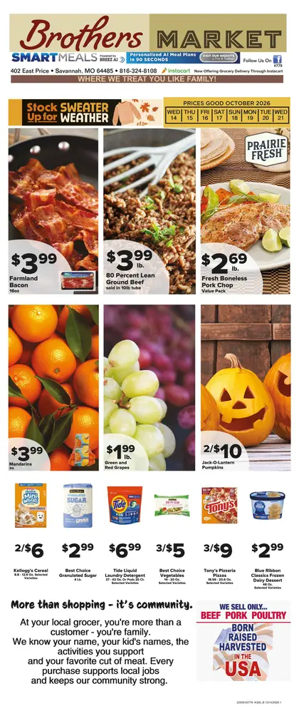 Brothers Market Weekly Ad