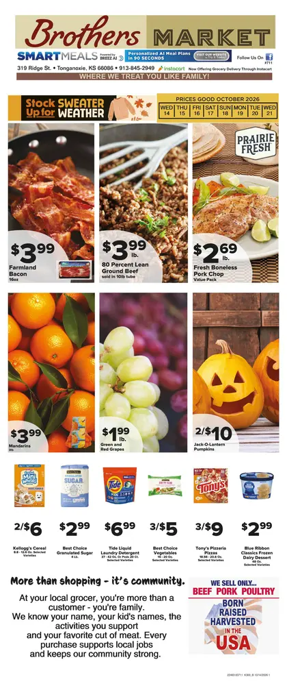 Brothers Market Weekly Ad