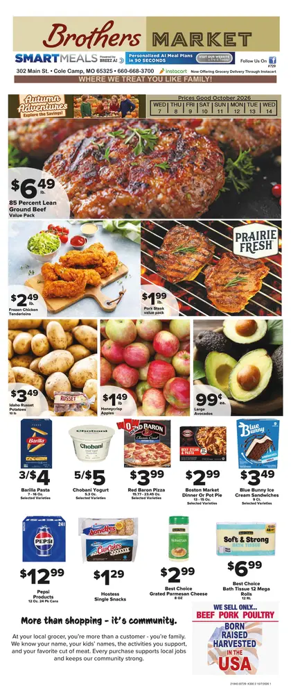 Brothers Market Weekly Ad