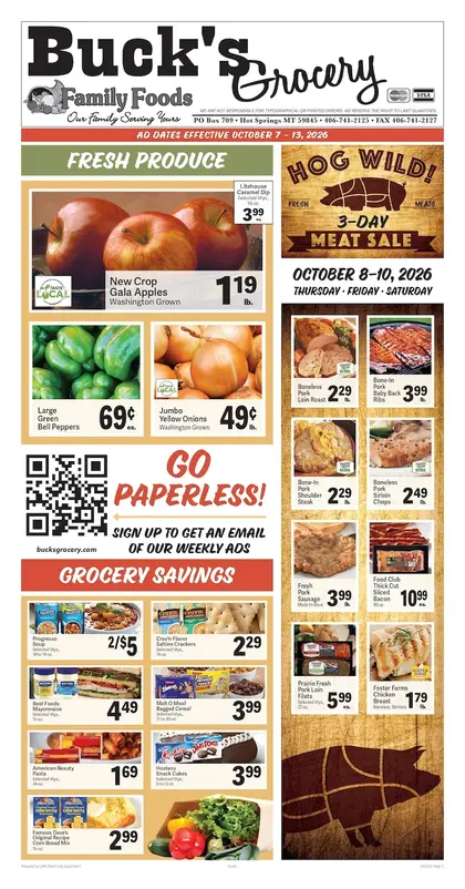 Buck's Grocery Weekly Ad