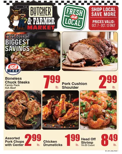 Butcher & Farmer Market Weekly Ad