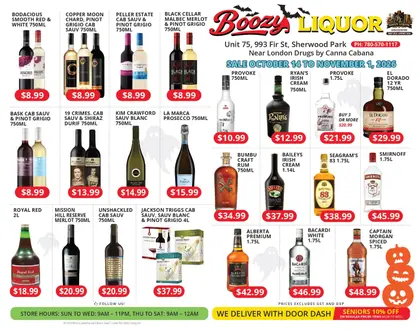 Boozy Liquor Flyer