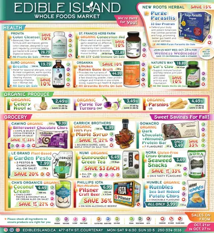 Edible Island Whole Foods Market Flyer