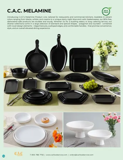 C.A.C. Foodservice Melamine Catalog Weekly Ad