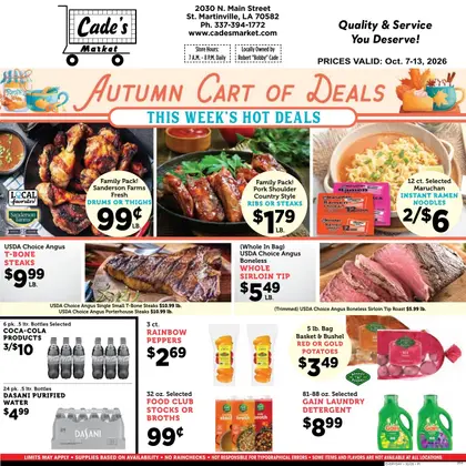 Cade's Market Weekly Ad