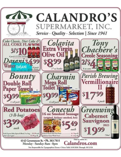 Calandro's Supermarket Weekly Ad