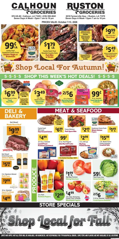 Calhoun Groceries Weekly Ad