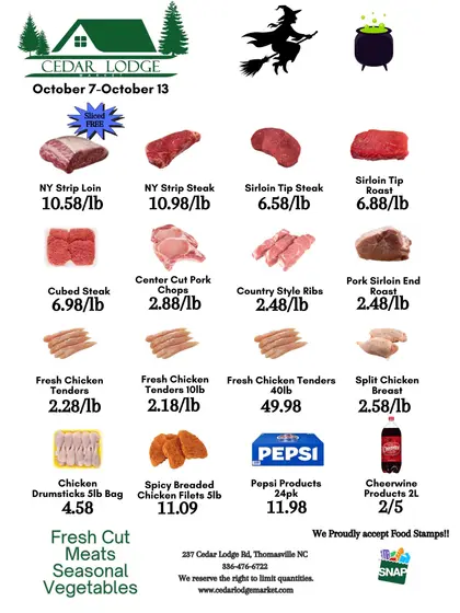 Cedar Lodge Market Weekly Ad