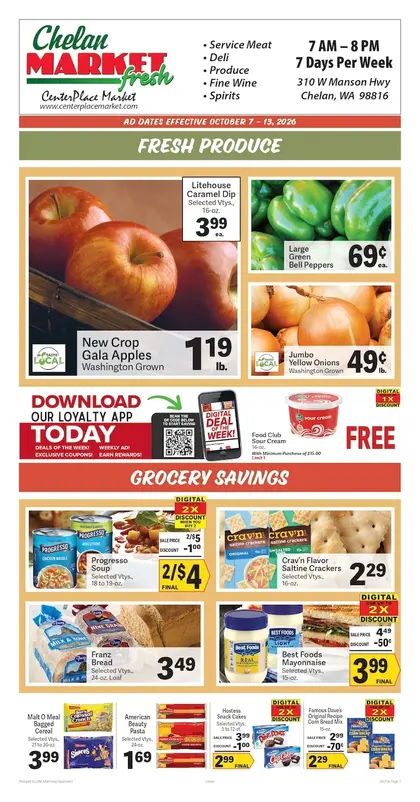Chelan Market Fresh Weekly Ad