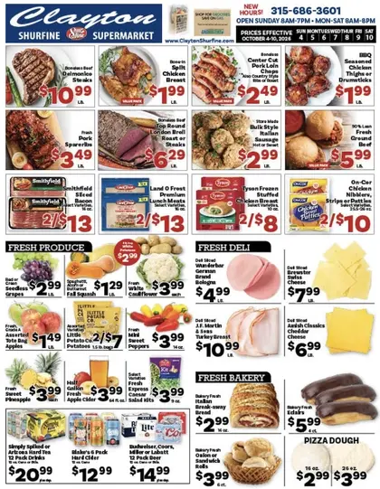 Clayton Shurfine Weekly Ad