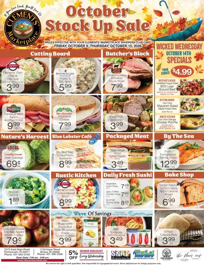 Clements' Marketplace Weekly Ad