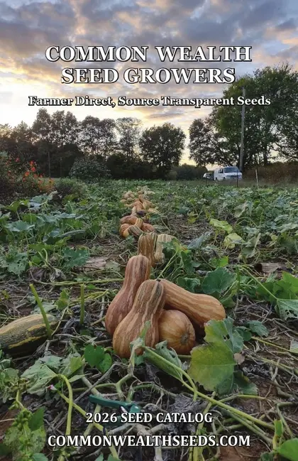 Common Wealth Seed Growers Seed Catalog Weekly Ad