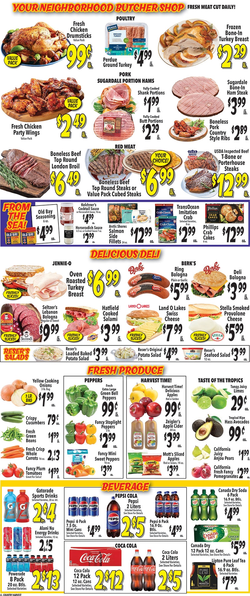Country Harvest Family Market weekly ad page 4