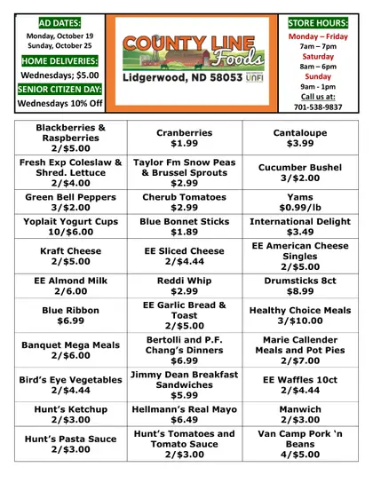 County Line Foods Weekly Ad
