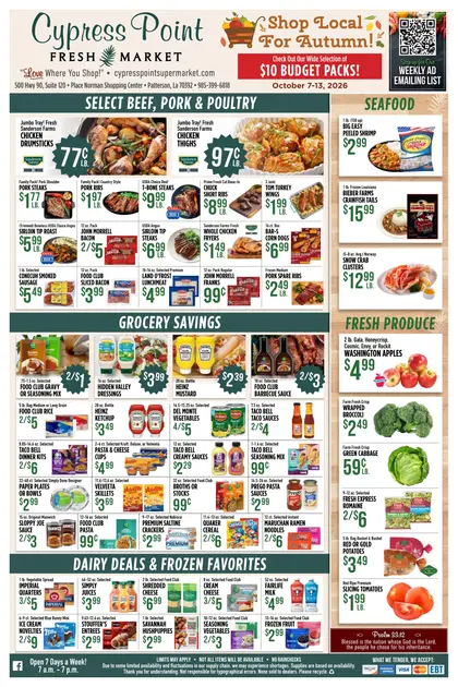 Cypress Point Fresh Market Weekly Ad