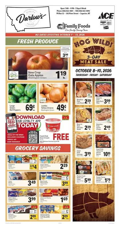 Darlow's Quality Foods Weekly Ad