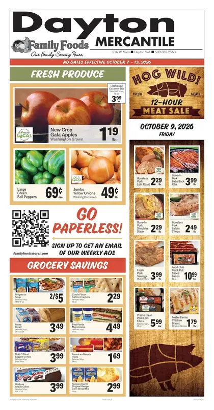 Dayton Mercantile Weekly Ad